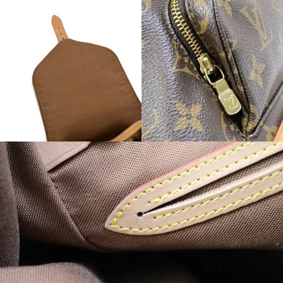 LOUIS VUITTON Montsouris MM Backpack Bag Monogram Leather Brown M51136 13EB360 - Picture 5 of 16